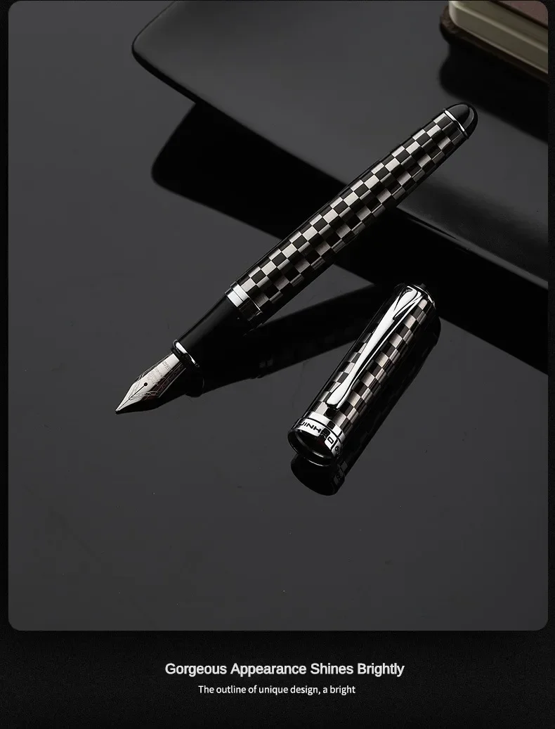 Jinhao X750 Fountain Pen Luxury Elegant Pens Medium Oblique Type Iraurita Nib Writing Pen Stationery Office School Supplies