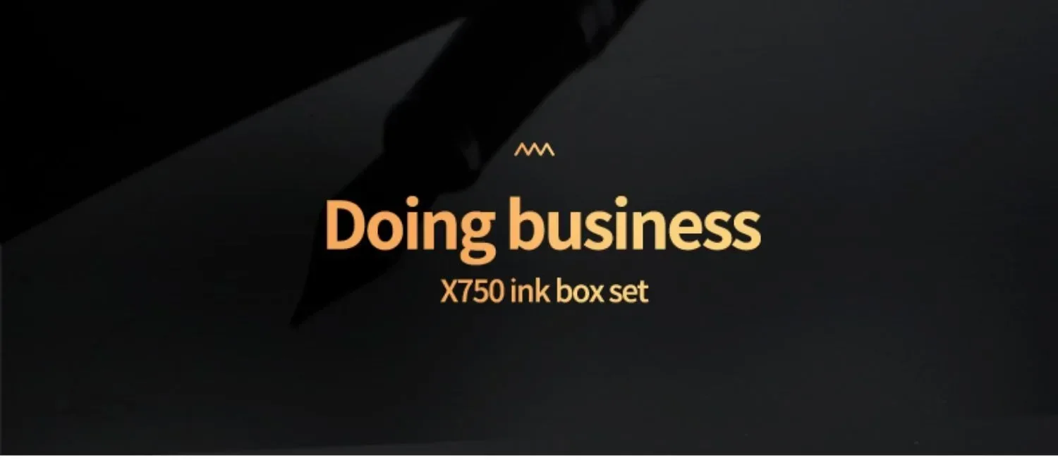 Jinhao X750 Fountain Pen Luxury Elegant Pens Medium Oblique Type Iraurita Nib Writing Pen Stationery Office School Supplies