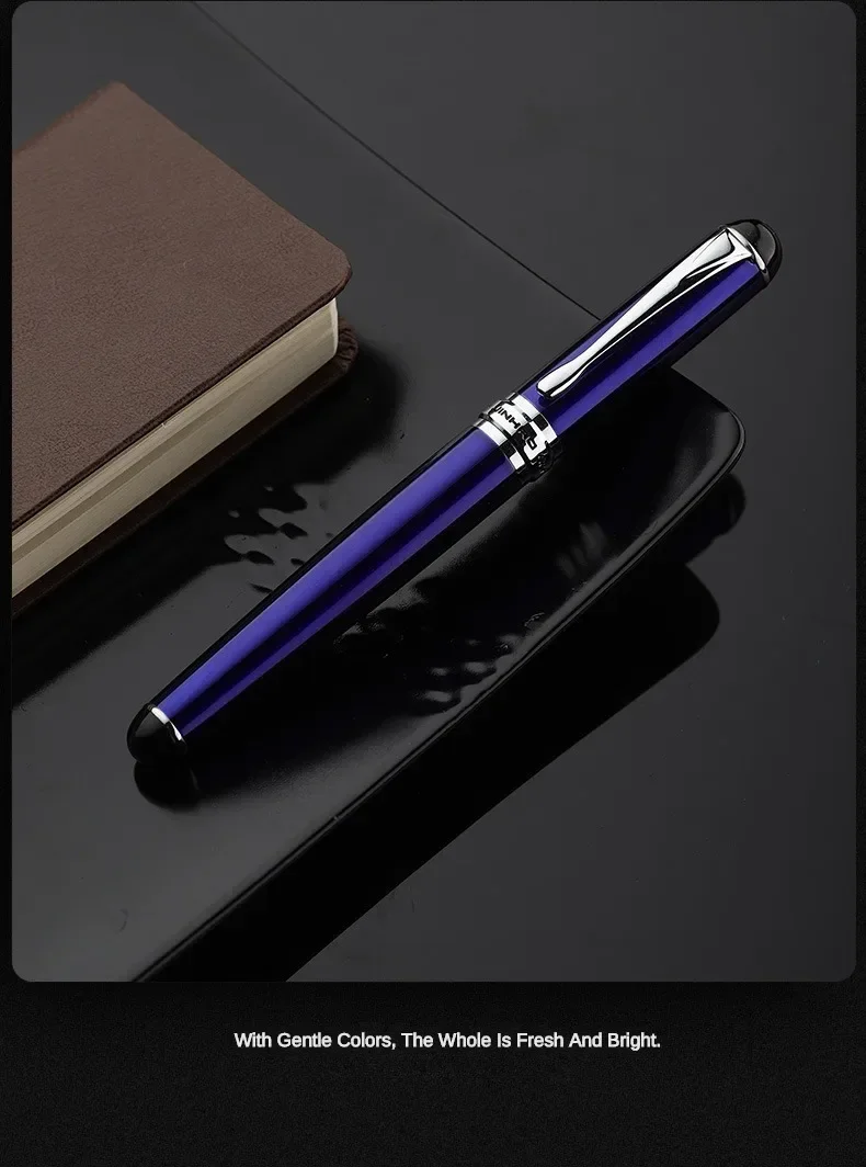 Jinhao X750 Fountain Pen Luxury Elegant Pens Medium Oblique Type Iraurita Nib Writing Pen Stationery Office School Supplies