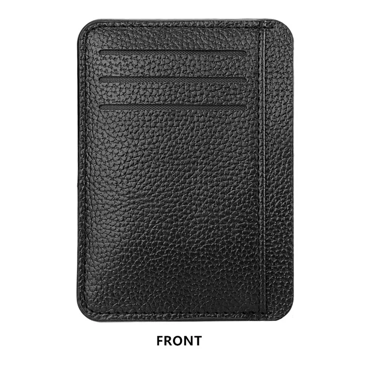 1Pc New Ultra-thin Soft Wallet PU Leather Mini Credit Card Wallet Candy Color Bank Credit Card Box Female Male Business Card Set