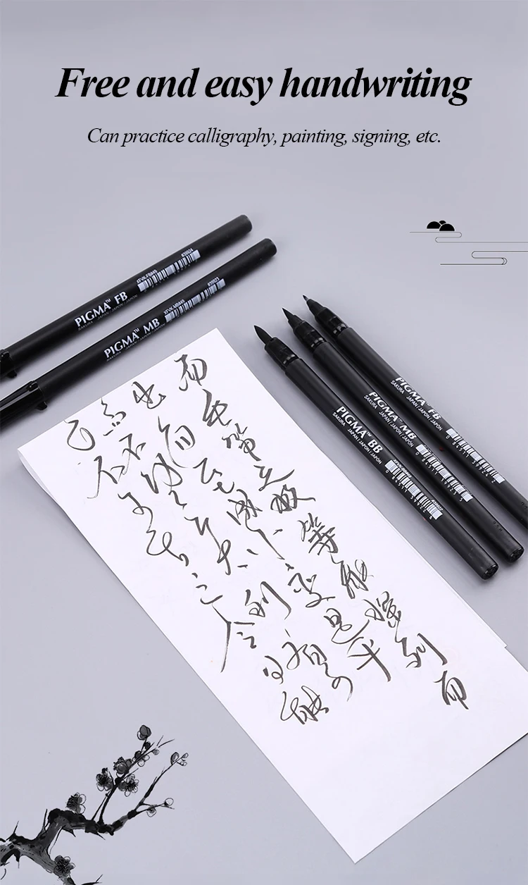Sakura Line marking pen Art Hand-painted Hook Line Pen Sketch Pens Stationery Set Art Supplies For Hand-Paint anime Art Supplies