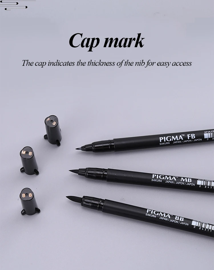 Sakura Line marking pen Art Hand-painted Hook Line Pen Sketch Pens Stationery Set Art Supplies For Hand-Paint anime Art Supplies
