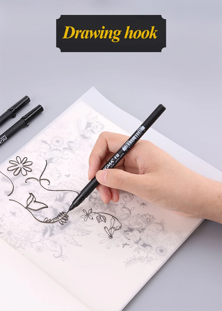 Sakura Line marking pen Art Hand-painted Hook Line Pen Sketch Pens Stationery Set Art Supplies For Hand-Paint anime Art Supplies