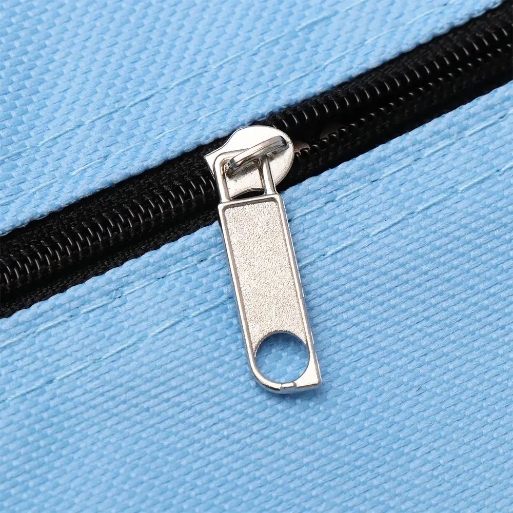 Double Layers Book A4 Document Bag File Folder Holder With Handle Zipper Waterproof Canvas Handbag Business Documents Files Bag