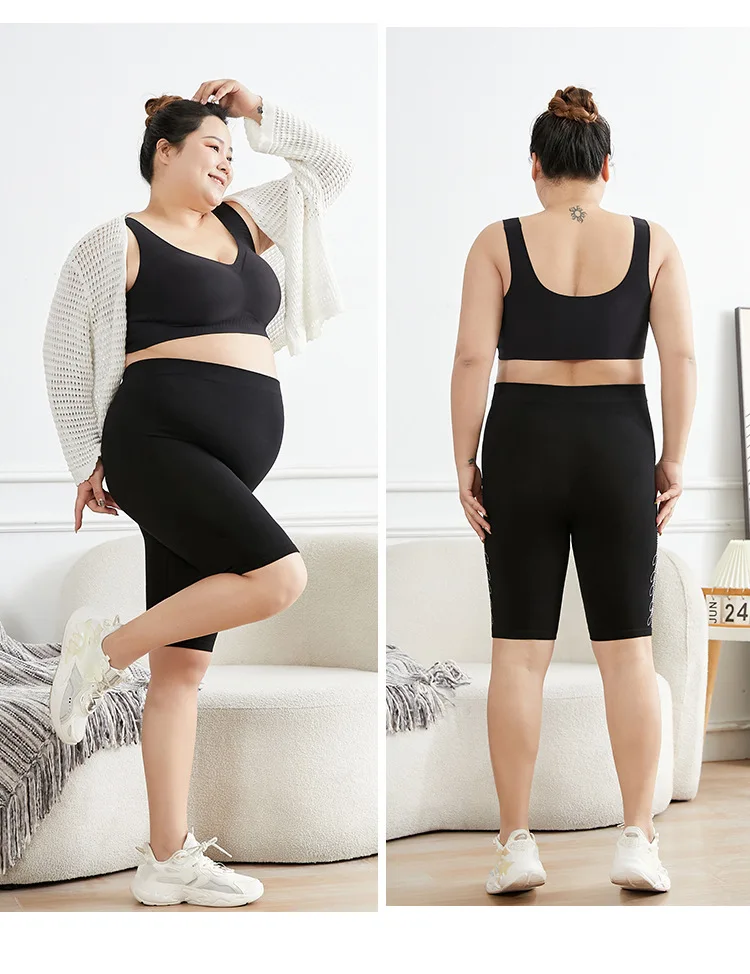 Women Big Size Leggings Black High Stretchy Shorts Outdoor Wearling Casul Sports Tights Ladies Plus Size Modal Leggings
