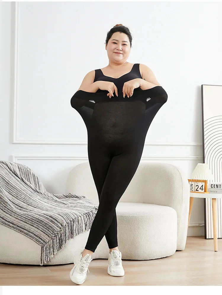 Women Big Size Leggings Black High Stretchy Shorts Outdoor Wearling Casul Sports Tights Ladies Plus Size Modal Leggings
