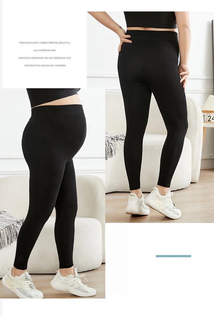 Women Big Size Leggings Black High Stretchy Shorts Outdoor Wearling Casul Sports Tights Ladies Plus Size Modal Leggings