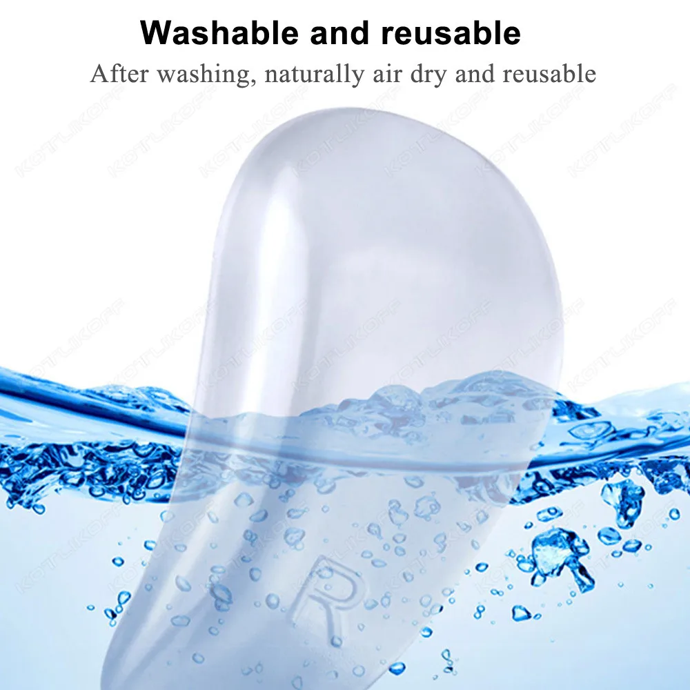 Orthotic Arch Foot Care Comfort Pain Silicone Orthopedic Insoles for Shoes Women Flat Feet Arch Support Self-adhesive Foot Pads