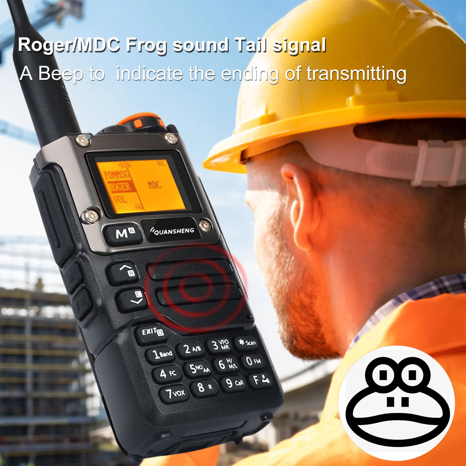 UV-K5(8) Air Band 50-600MHz Rx Multi-Band 136-600MHz Tx DTMF Scrablmer Vox Frequency Scan Copy NoAA FM Quansheng  Walkie Talkie