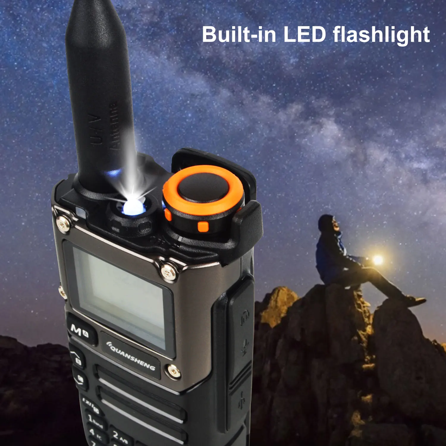 UV-K5(8) Air Band 50-600MHz Rx Multi-Band 136-600MHz Tx DTMF Scrablmer Vox Frequency Scan Copy NoAA FM Quansheng  Walkie Talkie