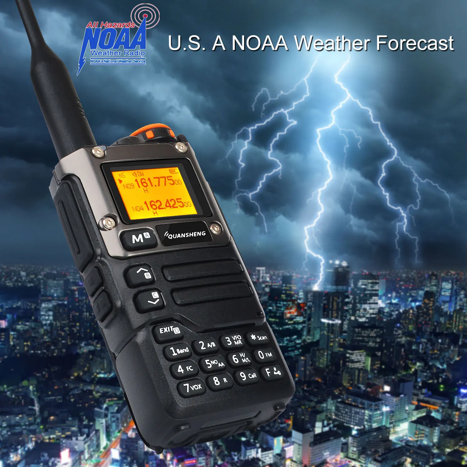 UV-K5(8) Air Band 50-600MHz Rx Multi-Band 136-600MHz Tx DTMF Scrablmer Vox Frequency Scan Copy NoAA FM Quansheng  Walkie Talkie