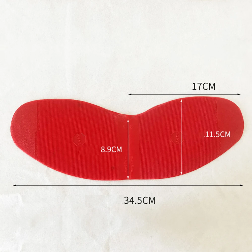 1Pair Rubber Anti Slip Wear-resistant Sole Forefoot Pads Ground Grip Half Outsoles Repair Shoe Protector DIY Shoe Accessories