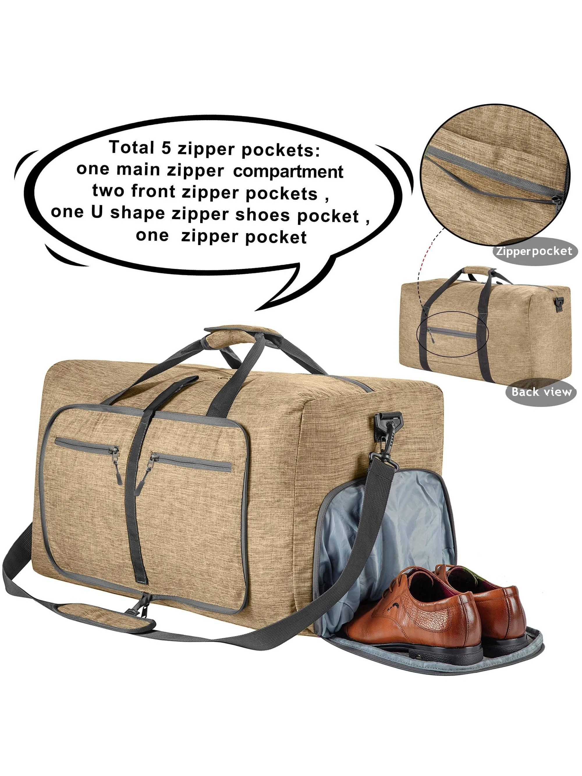 Travel Bag Handbags Large Capacity Carry On Luggage Bags Men Women Shoulder Outdoor Tote Weekend Waterproof Bag  Ryanair