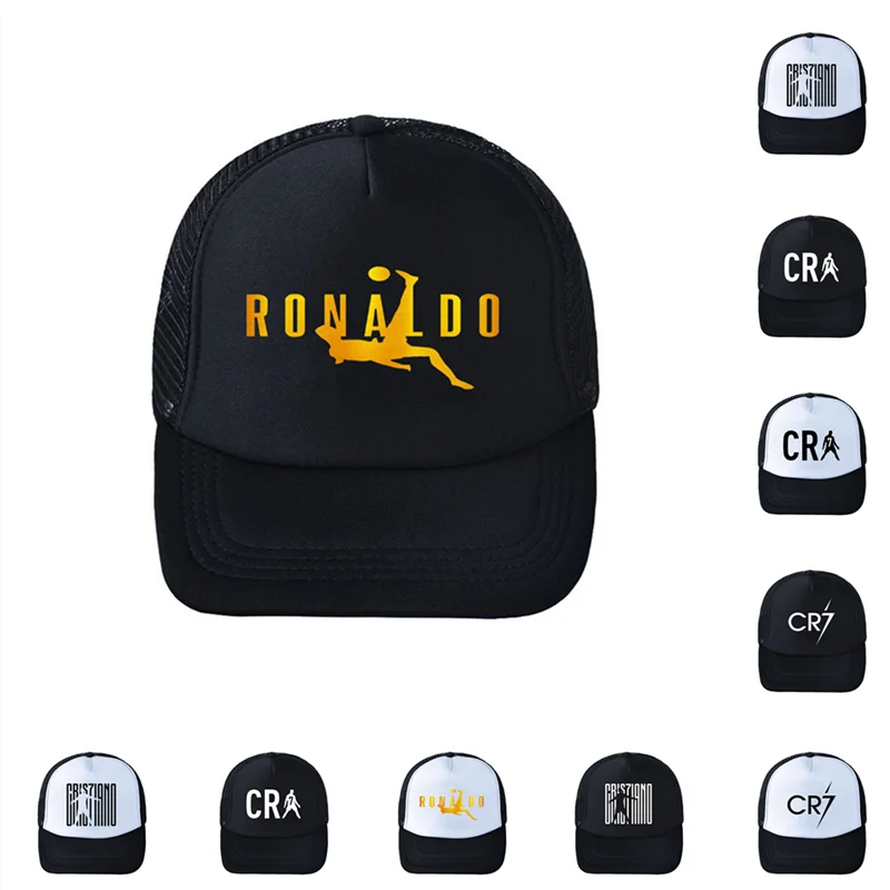 Outdoor 3D Printed Cristiano Ronaldo CR7 Baseball Cap Adjustable Cr7 Snapback Hat Men Women Casual Sports Mesh Hats Party