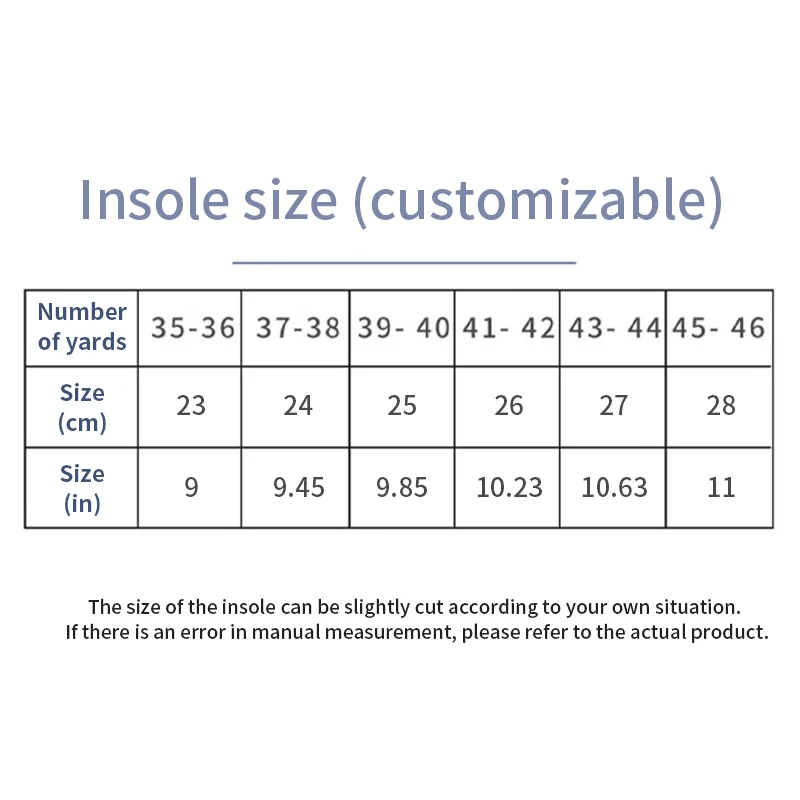 Sports Insole 4D Cloud Style Sweat Absorbing Breathable Thickened Shock Absorption Super Soft and Comfortable Elastic Insole