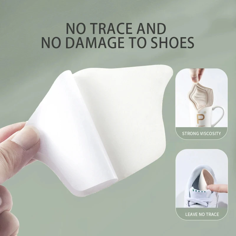 2pcs/set Insoles for Shoes Patch Heel Pads for Sport Shoes Adjustable Size Feet Pad Insole Heel Protector Back Sticker
