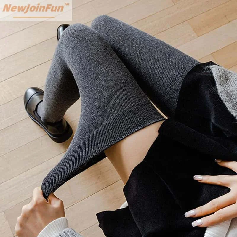 80cm Elastic Womens Over The Knee Long Socks Black White Thigh High Leg Warmers Tall Girls Stocking for Woman Sock Plus Size