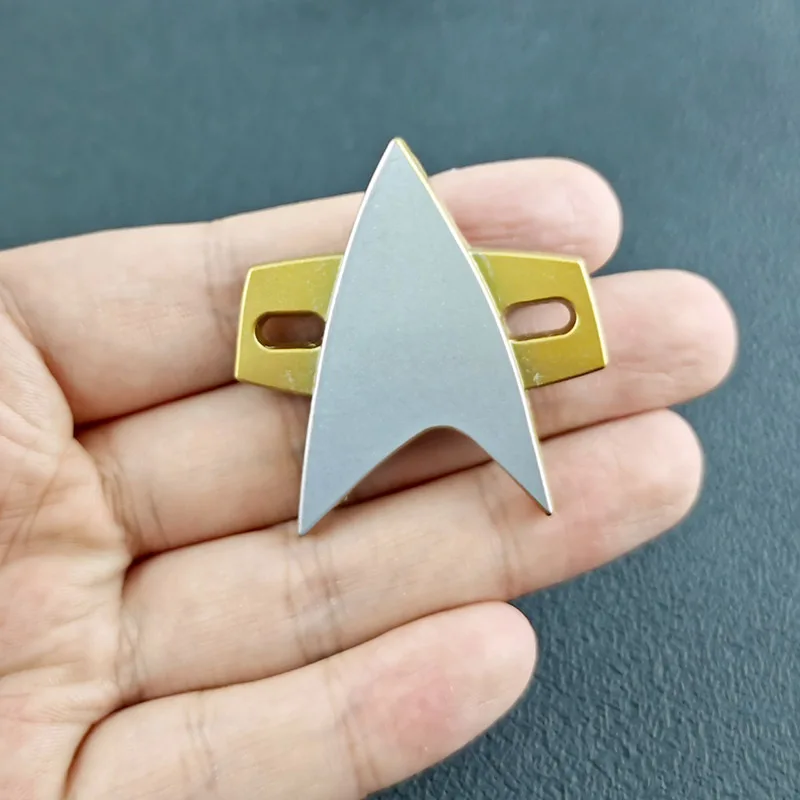 Star Trek Communicator Badges Cosplay TV Anime Halloween Party Costumes Accessories Fans Collectables Friends Gifts