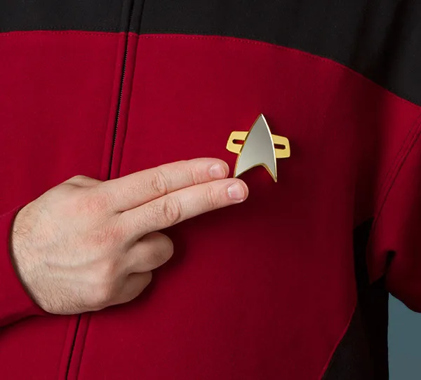 Star Trek Communicator Badges Cosplay TV Anime Halloween Party Costumes Accessories Fans Collectables Friends Gifts