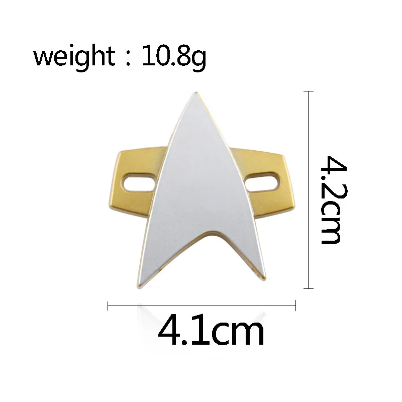 Star Trek Communicator Badges Cosplay TV Anime Halloween Party Costumes Accessories Fans Collectables Friends Gifts