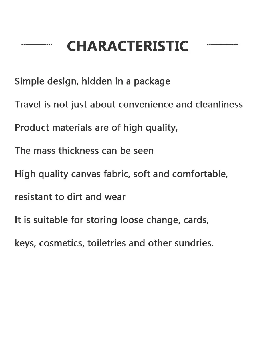 Canvas Printed Makeup Bag For Women Waterproof Portable Instagram Style Student Pencil Case Travel Storage Toiletries Bag