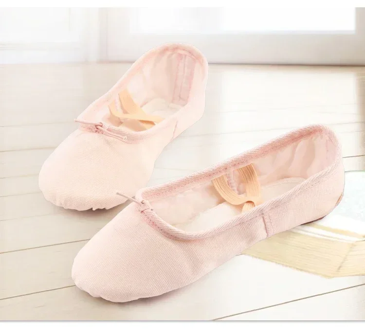 Ballet Shoes Canvas for Girls Dance Slippers Split Sole Gymnastics Skate Yoga Dancing Shoes Kids Ballerina Professional Shoes
