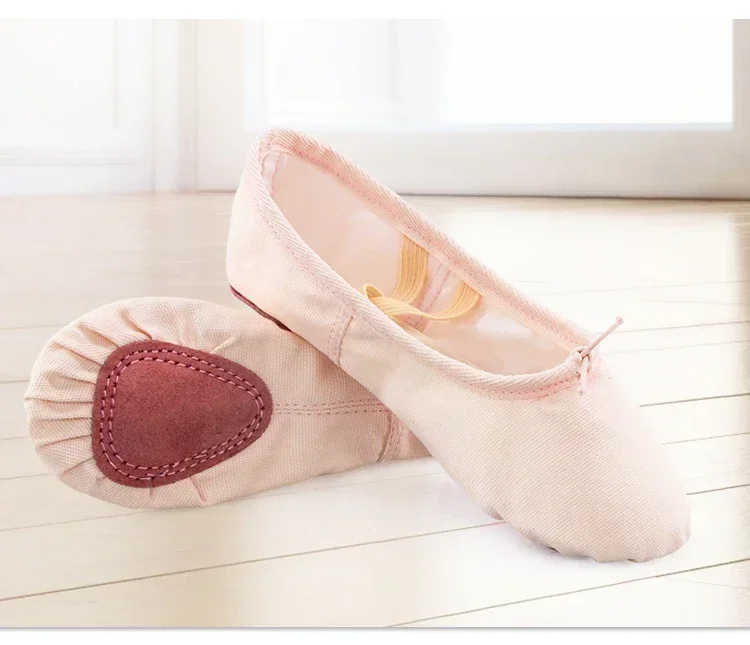 Ballet Shoes Canvas for Girls Dance Slippers Split Sole Gymnastics Skate Yoga Dancing Shoes Kids Ballerina Professional Shoes