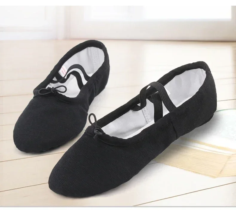 Ballet Shoes Canvas for Girls Dance Slippers Split Sole Gymnastics Skate Yoga Dancing Shoes Kids Ballerina Professional Shoes