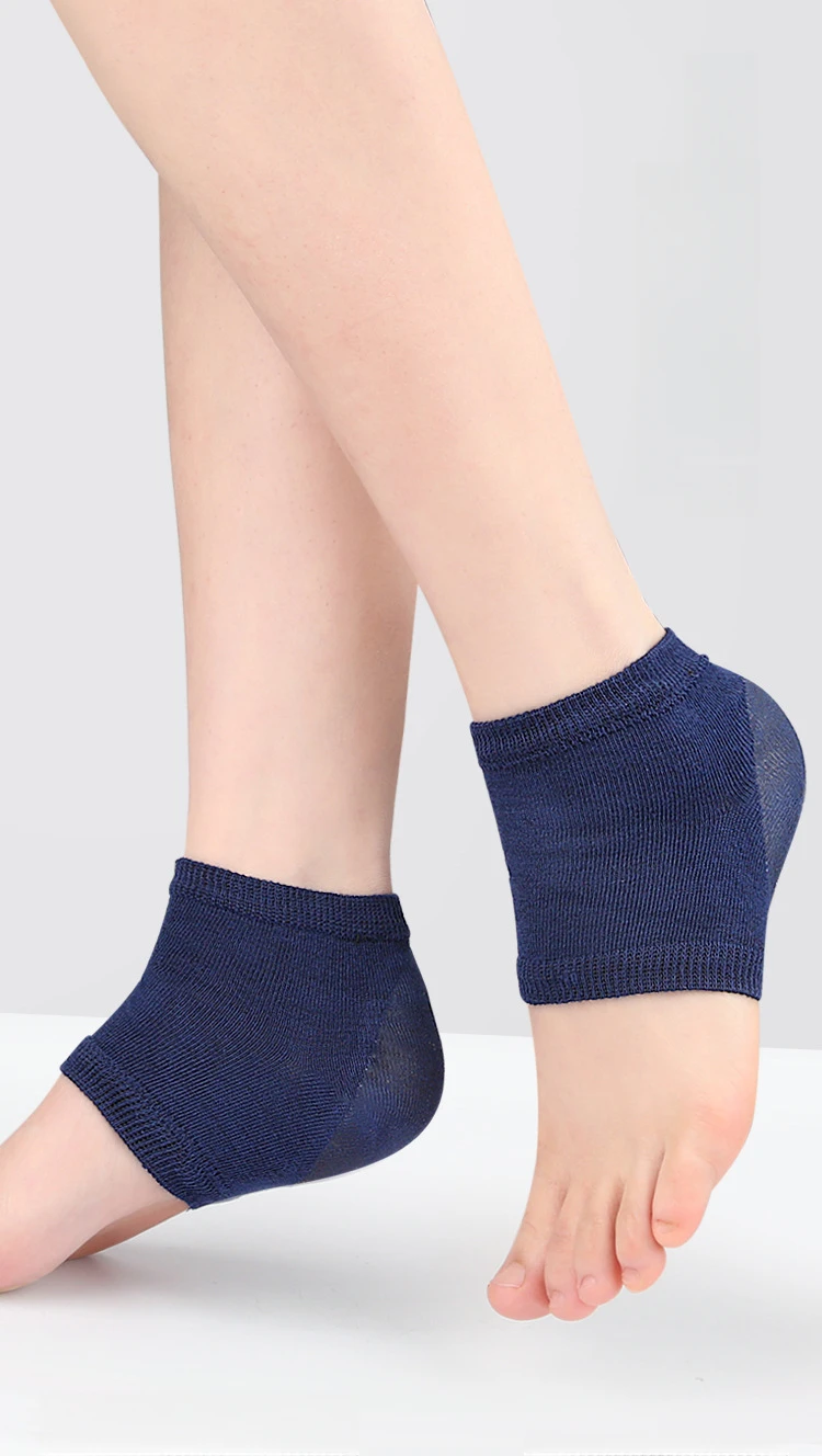 Socks Feet Pads for Heels Heel Gel Protective Shock-absorbing Insoles Feet Care Skin Repair Cushion Anti-cracked Foot Sock
