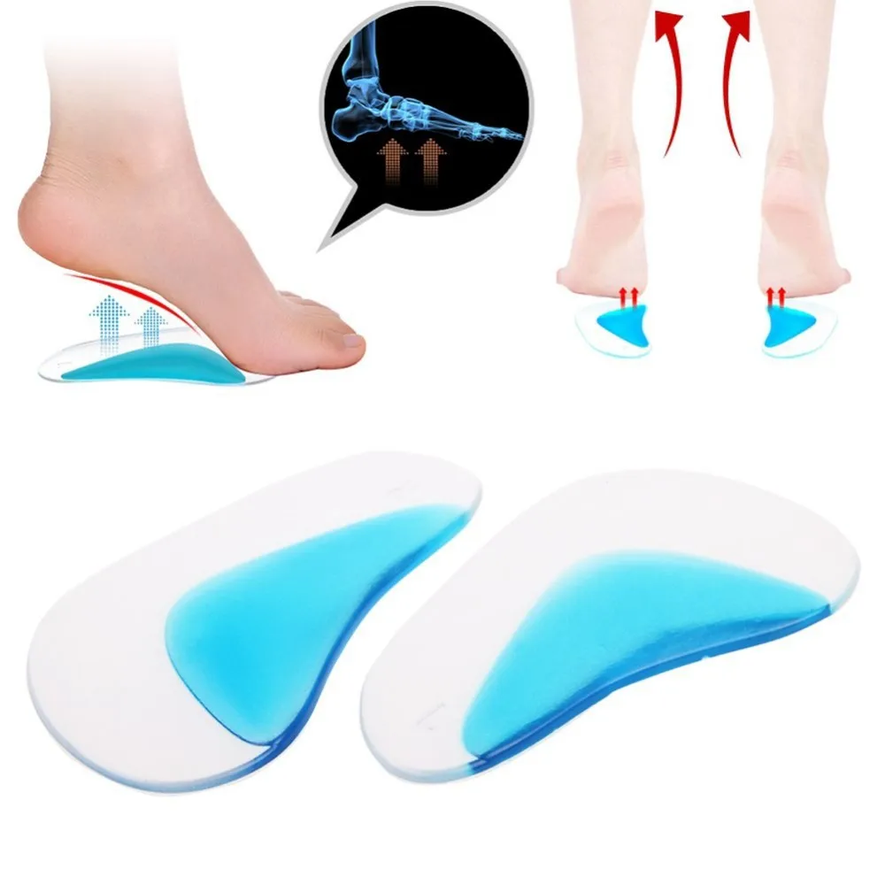 Kids Orthopedic Insoles for Children Shoes Inserts Baby Flat Foot Arch Support Silicone Gel Insoles Plantar Fasciitis Orthotics