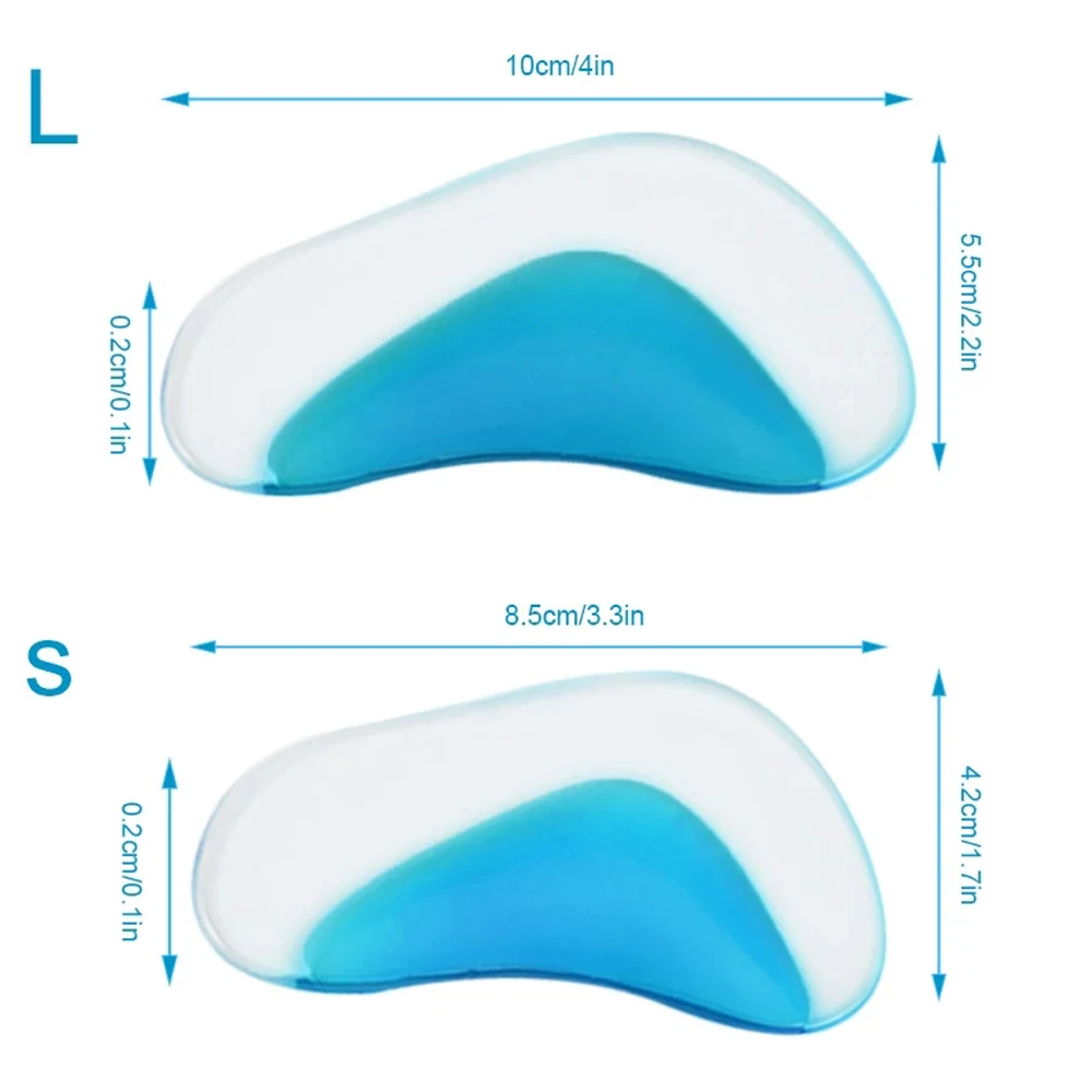 Kids Orthopedic Insoles for Children Shoes Inserts Baby Flat Foot Arch Support Silicone Gel Insoles Plantar Fasciitis Orthotics