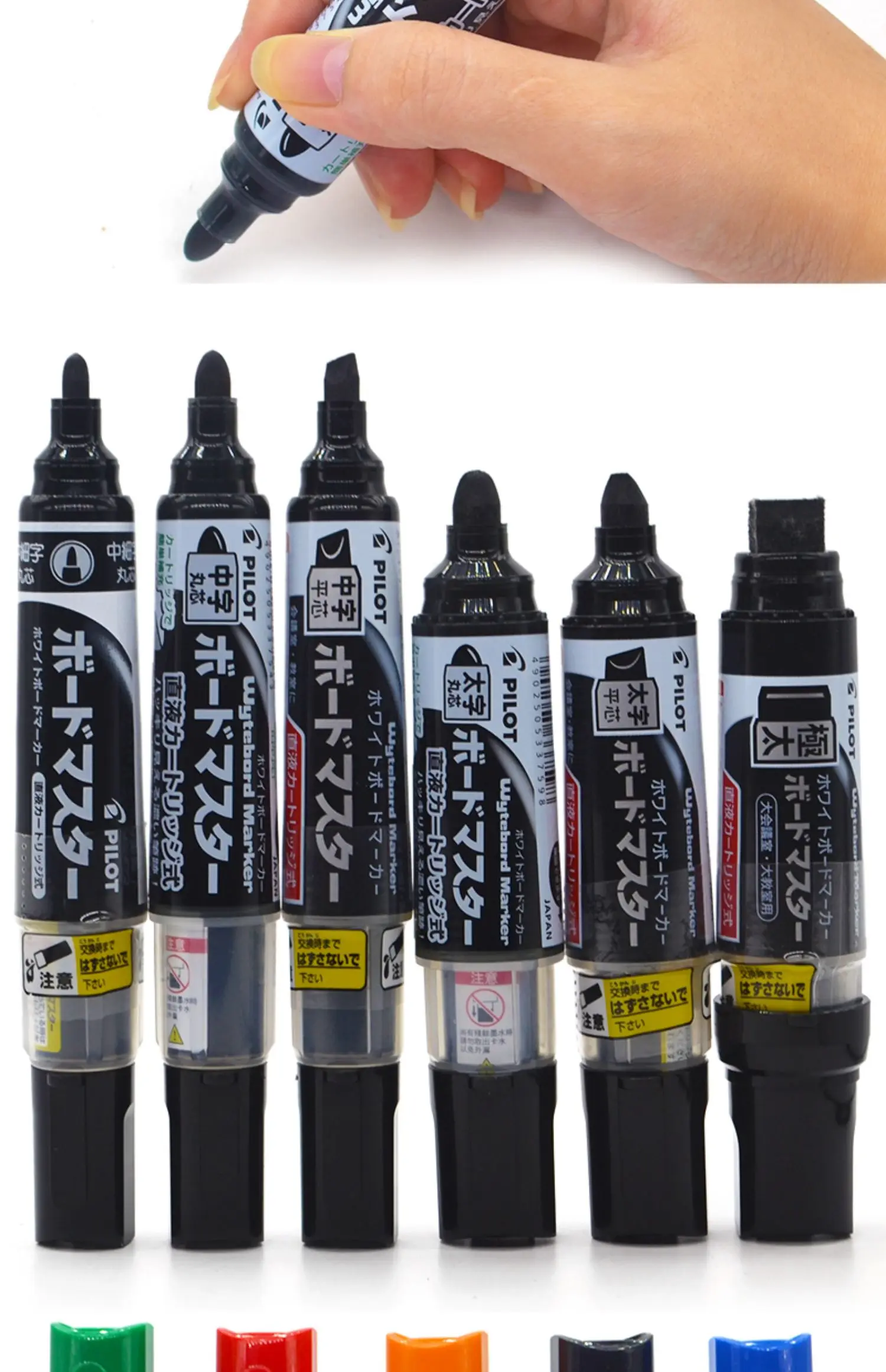 Japanese Poilt Direct Liquid Marker High Capacity Erasable WBMAVBM-M Whiteboard Pen Can Add Ink For School Office Training Class