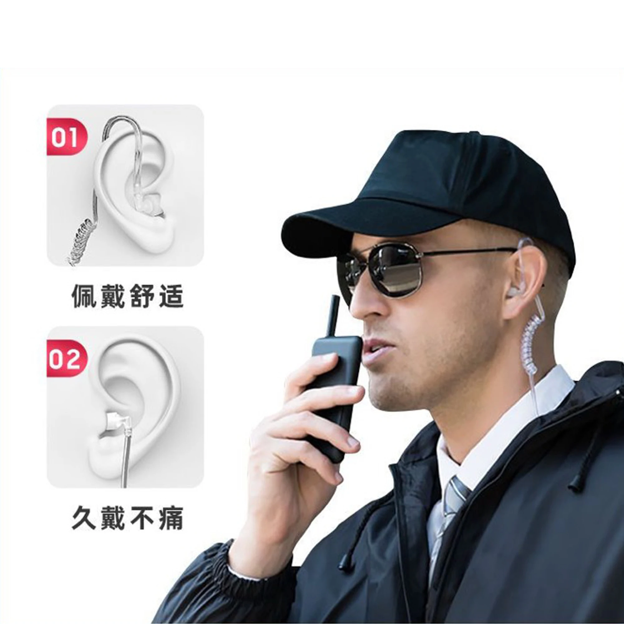 Air Tube Earpiece Headset for Motorola DP4000e DP4400e DP4401 DP4801e DP4800e MTP6550 DP3401 DP3600 APX2000 APX4000 APX6000 7000