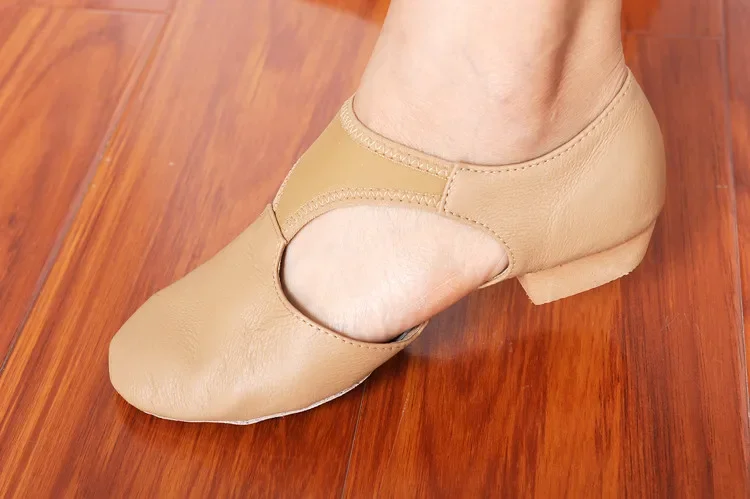 Genuine Leather Stretch Jazz Dance Shoes For Women Ballet Jazzy Dancing Teachers's Dance sneaker Sandals Excercise Shoe 1305