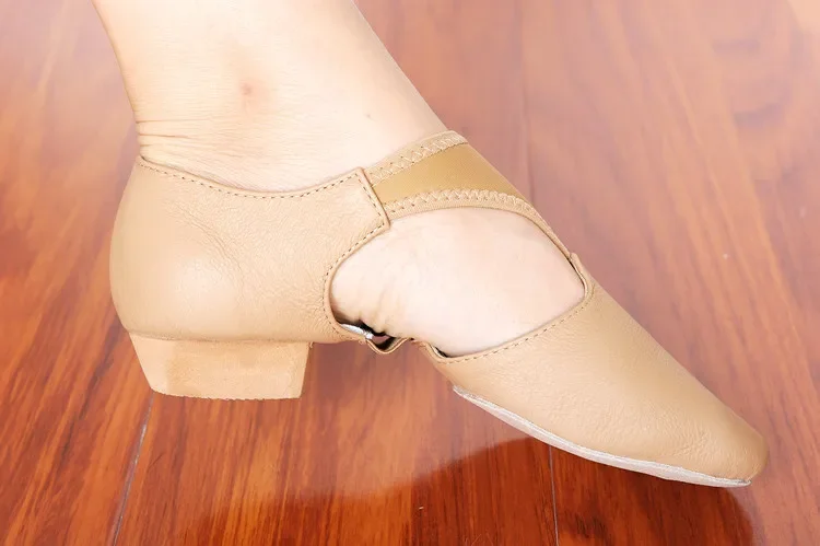 Genuine Leather Stretch Jazz Dance Shoes For Women Ballet Jazzy Dancing Teachers's Dance sneaker Sandals Excercise Shoe 1305