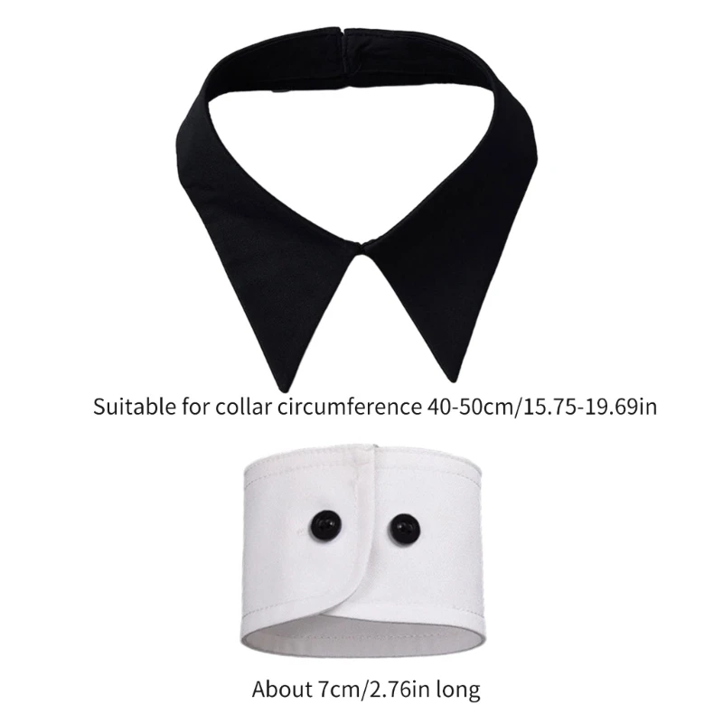 Foraml/Casual Occasion Decorative Wrist Cuffs/ Detachable False Collar for Girls