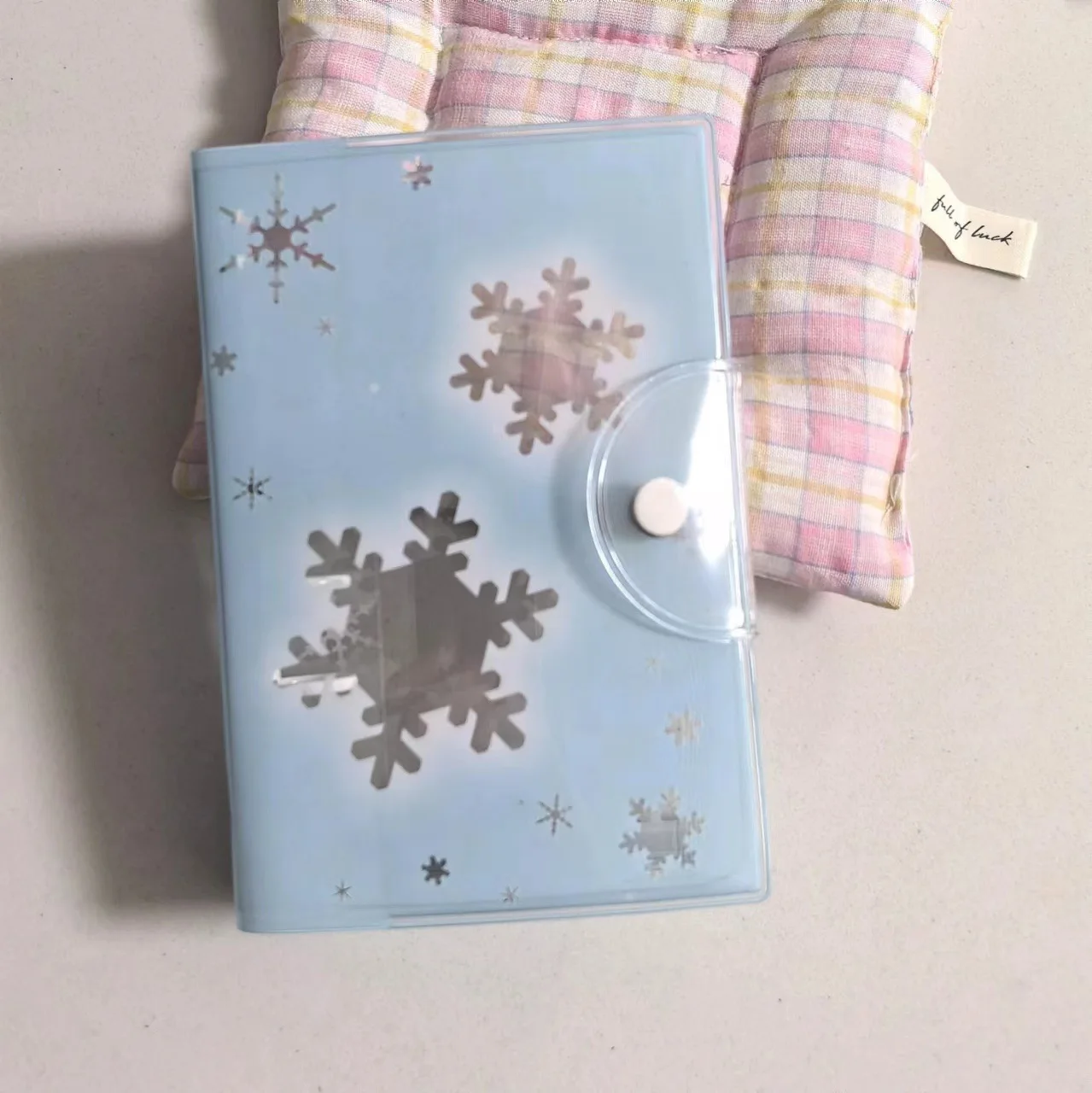 A7 Candy Cute Snowflake Green Apple Colored Binder Cover Journal Sketchbook Accessories Diary Office Supplies