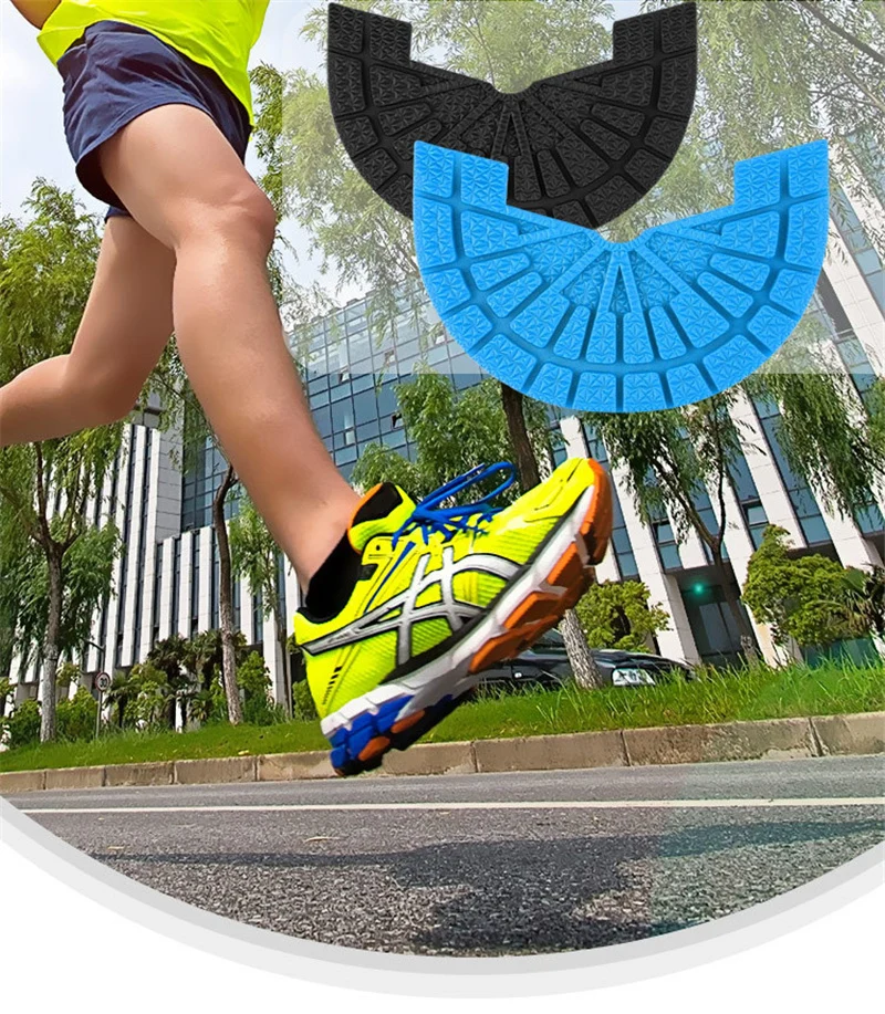 1Pair Wear-resistant Outsole Shoes Protector for Sneakers Men Shoe Repair Anti-Slip Self-Adhesive Rubber Sole Sports Shoes Patch