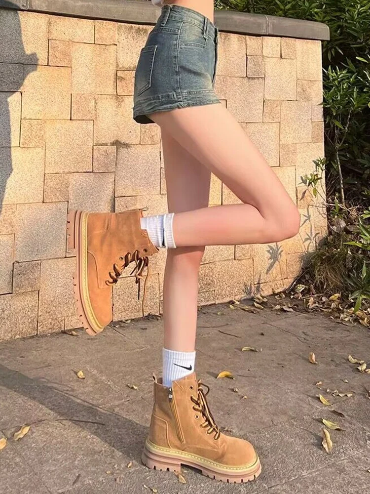Summer Women Korean Retro Sexy Thin Hot Denim Shorts Jeans Lady Mini Pants Girls Tight Elastic High Street Ultra Short Jeans