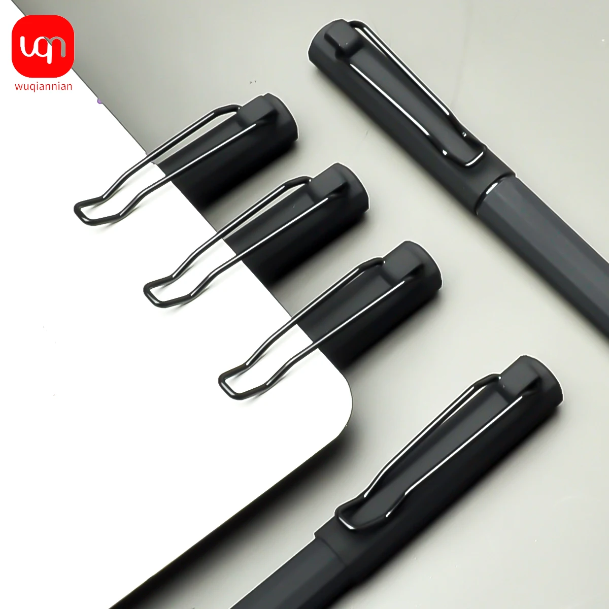 WQN- Luxury Simple Black Neutral Pen 0.7mm High Quality Black Ink Business Signature Pen For School And Stationery Office Use