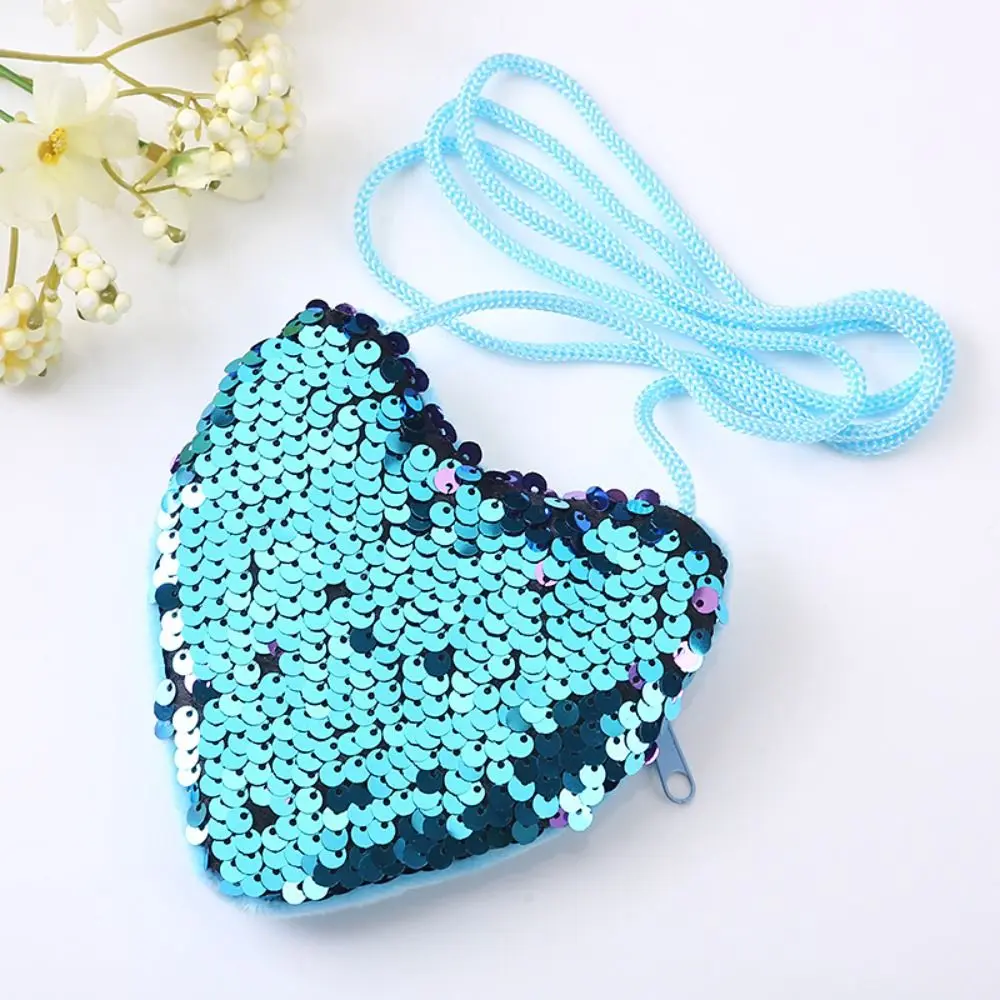 Decorative Kids Tote Bag Heart Shape Shoulder HandBags Kids Coin Purse Bag Mini Cute Princess Kids Funny Shoulder Bag