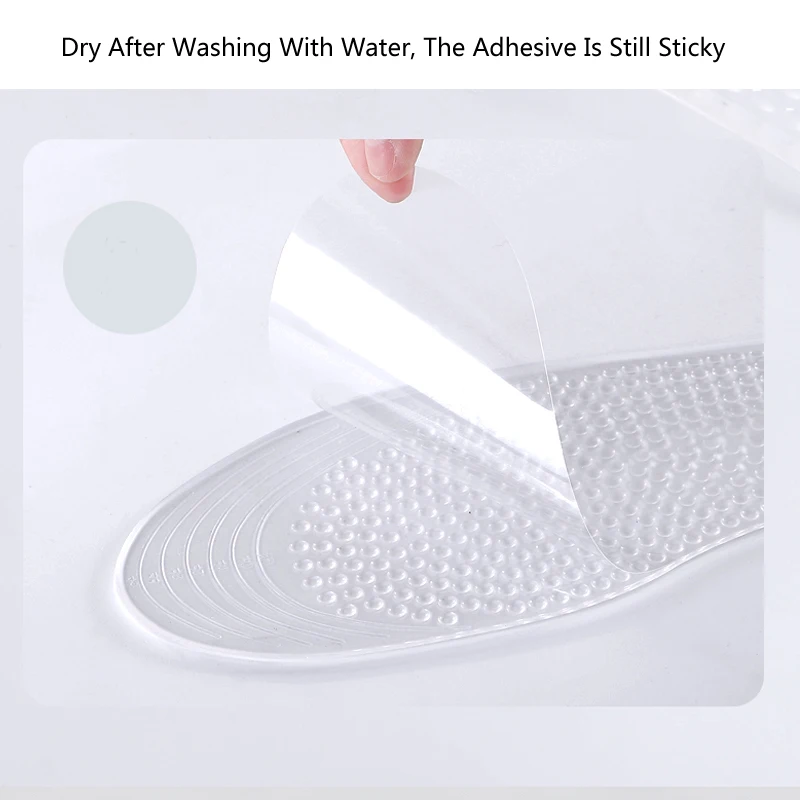 Non Slip Silicone Insoles for Shoes Orthotic Arch Support Insole Soft Shoe Inserts Sport Anti-slip Template Man Women Shoe Sole