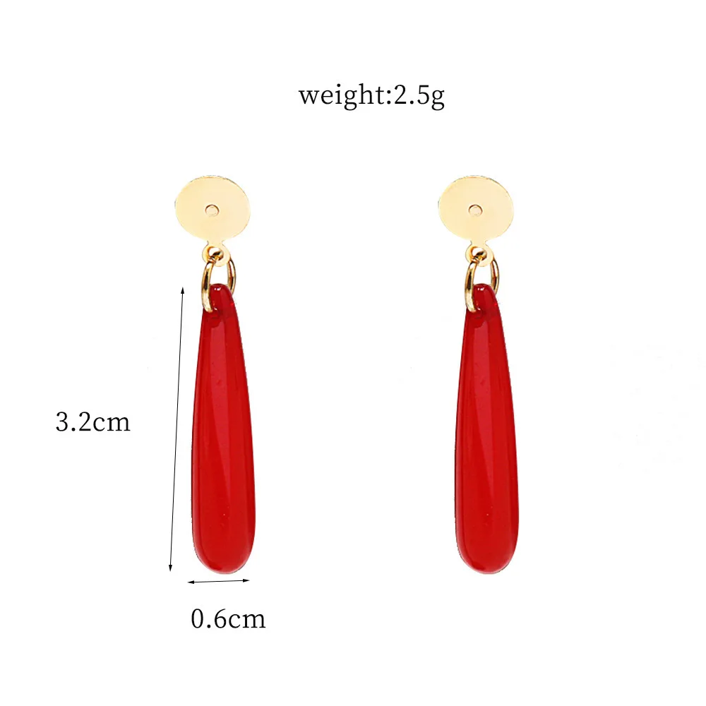 Anime Frieren: Beyond Journey's End Red Earrings Frieren At The Funeral Frieren stud Earrings Pendant Frieren Elf Cosplay Gift