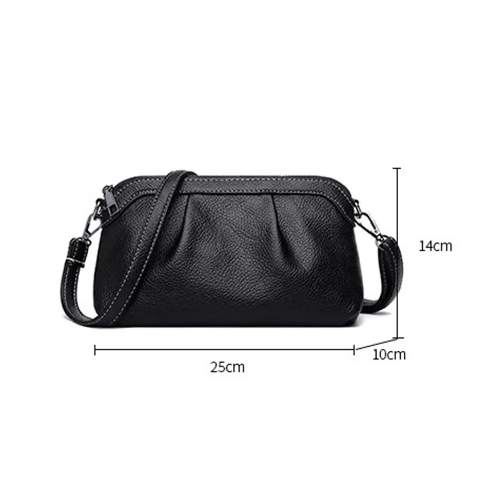 New Luxury Leather Handbags High Quality Long Shoulder Strap Advanced Sense Crossbody Bags High Capacity Tote Bag