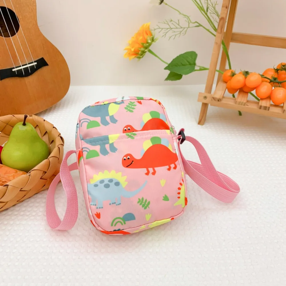 Cartoon Men Women Dinosaur Shoulder Bags Canvas Bag Makeup Bag Phone Bag Cosmetic Bag Waist Pack Chest Bag