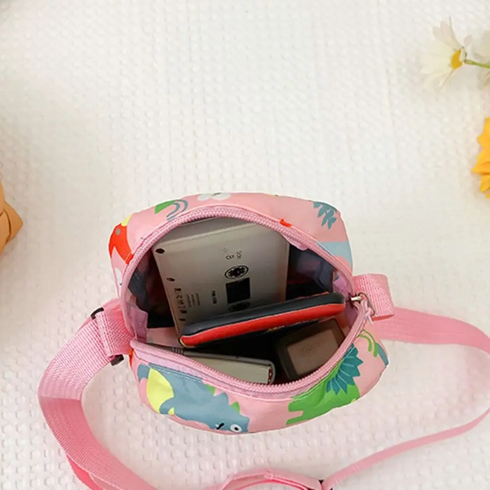Cartoon Men Women Dinosaur Shoulder Bags Canvas Bag Makeup Bag Phone Bag Cosmetic Bag Waist Pack Chest Bag