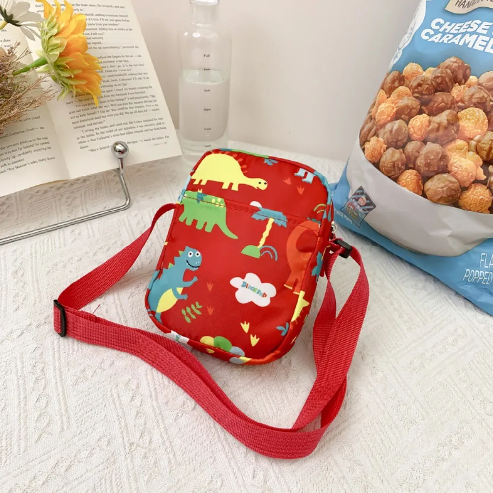 Cartoon Men Women Dinosaur Shoulder Bags Canvas Bag Makeup Bag Phone Bag Cosmetic Bag Waist Pack Chest Bag