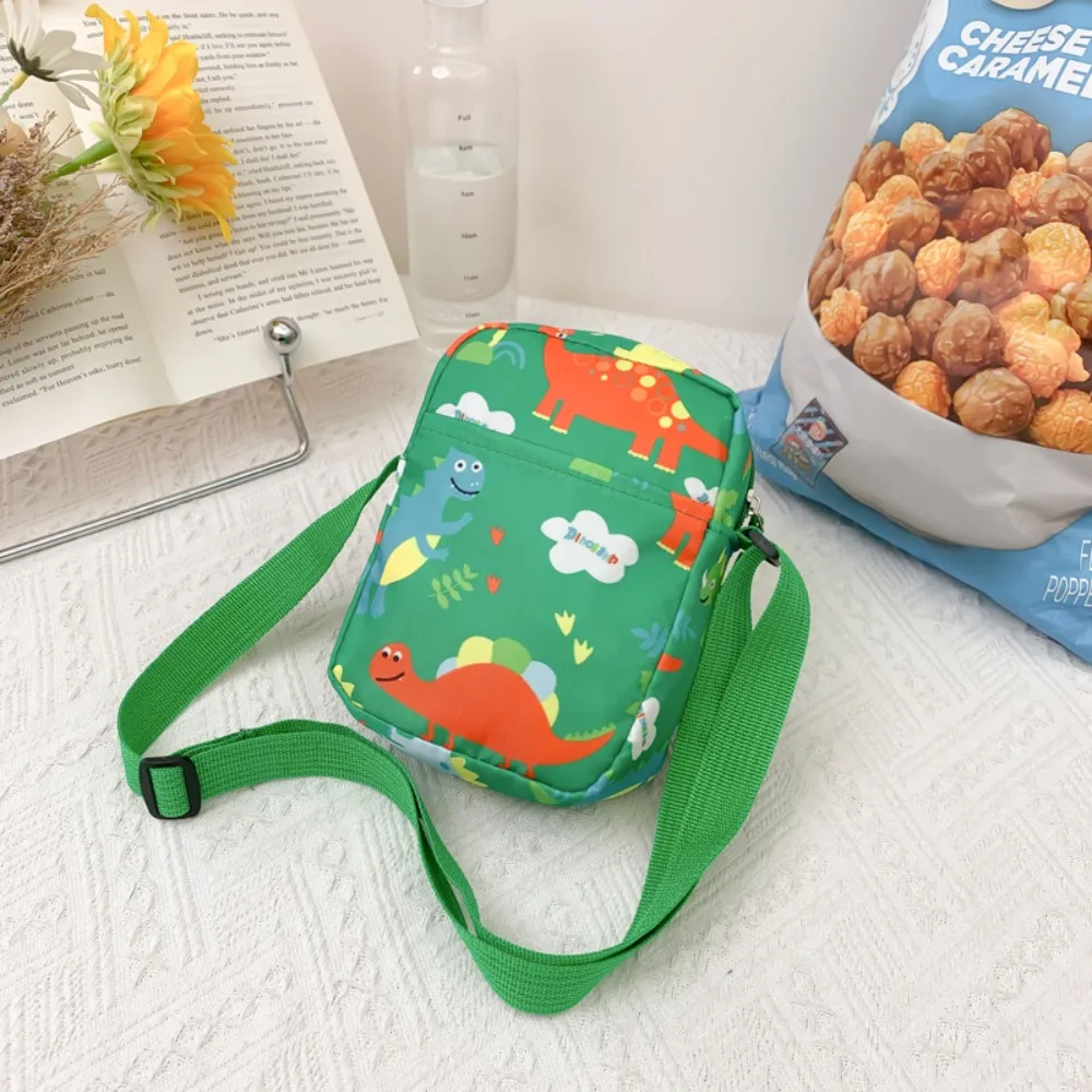 Cartoon Men Women Dinosaur Shoulder Bags Canvas Bag Makeup Bag Phone Bag Cosmetic Bag Waist Pack Chest Bag