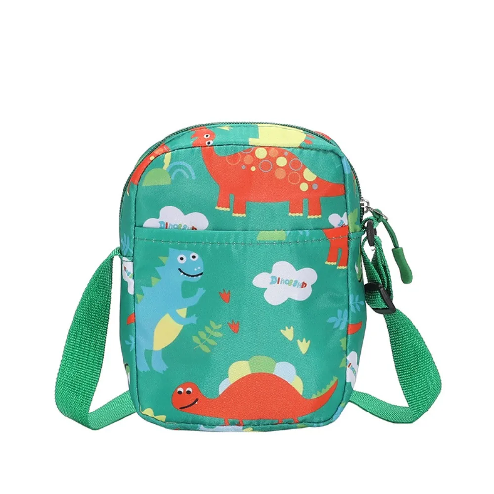 Cartoon Men Women Dinosaur Shoulder Bags Canvas Bag Makeup Bag Phone Bag Cosmetic Bag Waist Pack Chest Bag