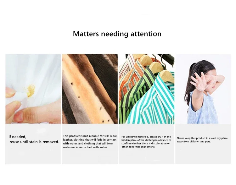 Portable Clothes Stain Removal Pen Grease Stain Removal Erase Scouring Pen Textile Emergency Decontamination Cleaner 10ml